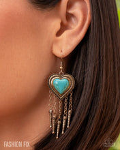 Load image into Gallery viewer, Besotted Badlands - Gold Paparazzi Accessories