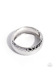 Load image into Gallery viewer, Textured Transit - Silver Paparazzi Accessories