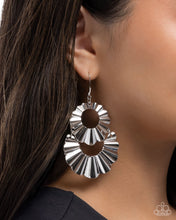 Load image into Gallery viewer, Crimped Consistency - Silver Paparazzi Accessories
