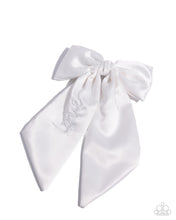 Load image into Gallery viewer, Ready, Set, BOW! - White Paparazzi Accessories