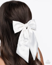 Load image into Gallery viewer, Ready, Set, BOW! - White Paparazzi Accessories
