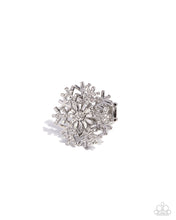 Load image into Gallery viewer, Snowflake Sensation - White Paparazzi Accessories