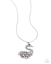 Load image into Gallery viewer, Swan Shimmer - White Paparazzi Accessories