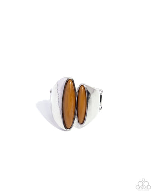 Dramatic Duel - Brown Paparazzi Accessories