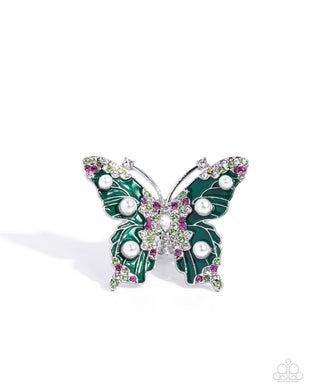 Fluttering Formal - Green Paparazzi Accessories