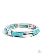 Load image into Gallery viewer, Memorable Marbling -  Blue Paparazzi Accessories