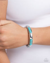 Load image into Gallery viewer, Memorable Marbling -  Blue Paparazzi Accessories