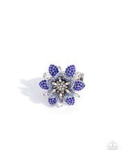 Load image into Gallery viewer, Petaled Premonition - Blue Paparazzi Accessories