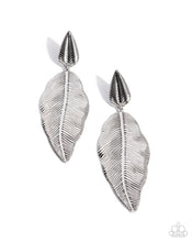 Load image into Gallery viewer, Loamy Leaves - Silver Paparazzi Accessories