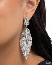 Load image into Gallery viewer, Loamy Leaves - Silver Paparazzi Accessories