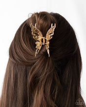 Load image into Gallery viewer, Flutter Following - Gold Paparazzi Accessories