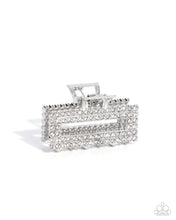 Load image into Gallery viewer, Refulgent Rows - White Paparazzi Accessories