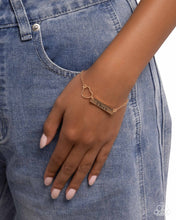 Load image into Gallery viewer, Cheer Craze - Gold Paparazzi Accessories