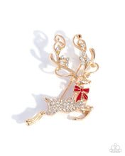 Load image into Gallery viewer, Reindeer Games - Gold Paparazzi Accessories