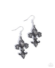 Load image into Gallery viewer, Fancy Fleur-De-Lis - Silver Paparazzi Accessories