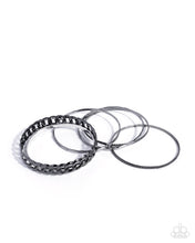 Load image into Gallery viewer, Bangle Brilliance - Black Paparazzi Accessories