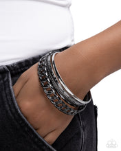 Load image into Gallery viewer, Bangle Brilliance - Black Paparazzi Accessories