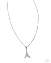 Load image into Gallery viewer, Eiffel Tower Eloquence - Silver Paparazzi Accessories