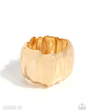 Metro Mural - Gold Paparazzi Accessories