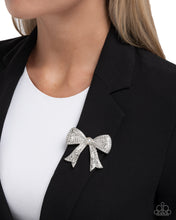 Load image into Gallery viewer, Bow Bravado - White Paparazzi Accessories