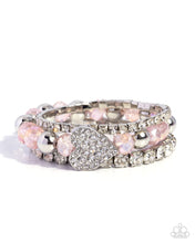 Load image into Gallery viewer, Heartfelt Heiress - Pink Paparazzi Accessories