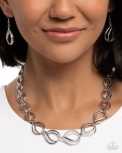 Load image into Gallery viewer, Loaded Layers - Silver Paparazzi Accessories
