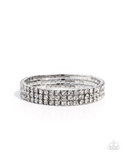 Load image into Gallery viewer, Swanky Surprise - White Paparazzi Accessories