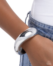 Load image into Gallery viewer, Fearless Fame - Silver Paparazzi Accessories