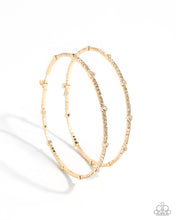 Load image into Gallery viewer, Sensational Squares - Gold Paparazzi Accessories