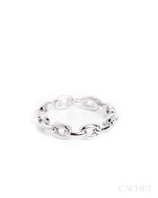 Load image into Gallery viewer, Entwined  - Size 10 -  Rhodium Paparazzi Accessories