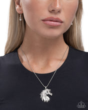 Load image into Gallery viewer, Stallion Swing - White Paparazzi Accessories