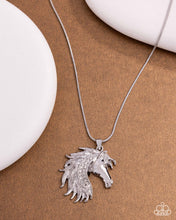 Load image into Gallery viewer, Stallion Swing - White Paparazzi Accessories
