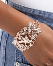 Load image into Gallery viewer, Nesting Nuance - Rose Gold Paparazzi Accessories