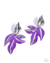 Load image into Gallery viewer, Leafy Lineup - Purple Paparazzi Accessories