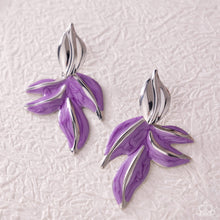 Load image into Gallery viewer, Leafy Lineup - Purple Paparazzi Accessories