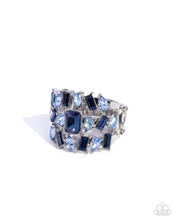 Load image into Gallery viewer, Strategically Shimmery - Blue Paparazzi Accessories