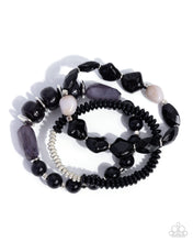 Load image into Gallery viewer, Dancing Detour - Black Paparazzi Accessories