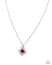 Load image into Gallery viewer, Sentimental Squares - Red Paparazzi Accessories