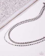 Load image into Gallery viewer, Layered Legend - Silver Paparazzi Accessories