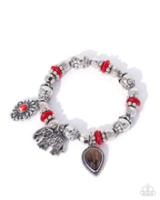 Load image into Gallery viewer, Eager Elephant - Red Paparazzi Accessories