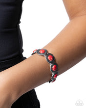 Load image into Gallery viewer, Intoxicating Texture - Red Paparazzi Accessories