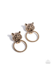 Load image into Gallery viewer, Tangible Tiger - Gold Paparazzi Accessories