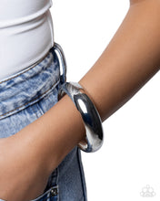 Load image into Gallery viewer, Sleek Shanty - Silver Paparazzi Accessories