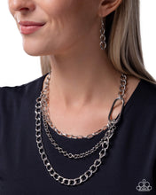 Load image into Gallery viewer, Reflective Renegade - Silver Paparazzi Accessories