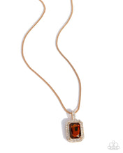 Load image into Gallery viewer, Exaggerated Emerald - Brown Paparazzi Accessories