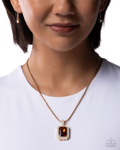 Load image into Gallery viewer, Exaggerated Emerald - Brown Paparazzi Accessories