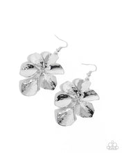 Load image into Gallery viewer, Petaled Phrase - Silver Paparazzi Accessories