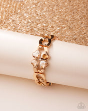 Load image into Gallery viewer, Chic Clover - Gold Paparazzi Accessories