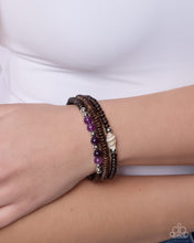 Load image into Gallery viewer, Shell Specialty - Purple Paparazzi Accessories