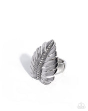 Load image into Gallery viewer, Lavish Leaf - White Paparazzi Accessories